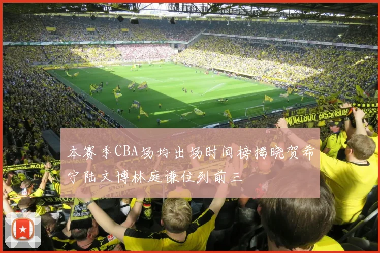 本赛季CBA场均出场时间榜揭晓贺希宁陆文博林庭谦位列前三